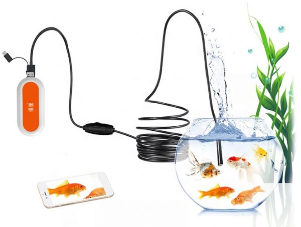 Видеоскоп с водонепроницаемой камерой