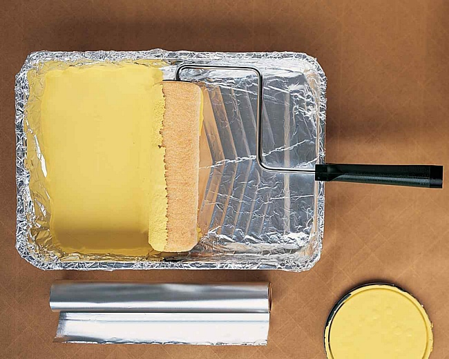 Защита лотка для покраски