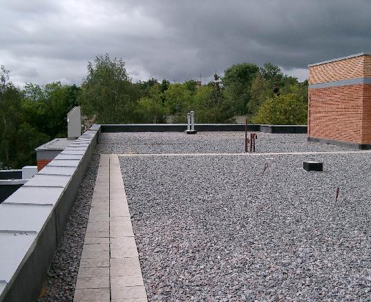 Плоская кровля