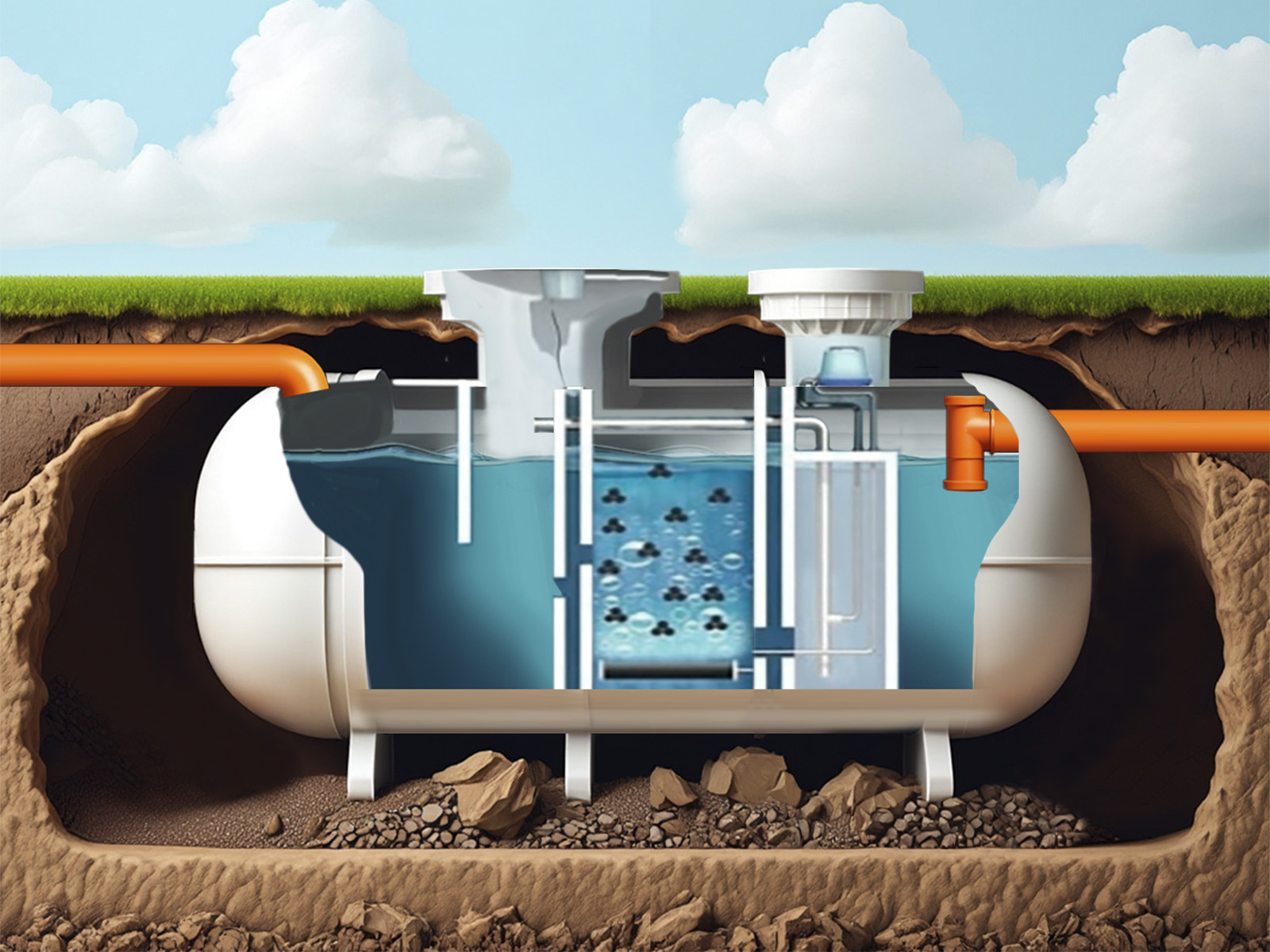 Септик с принудительной аэрацией